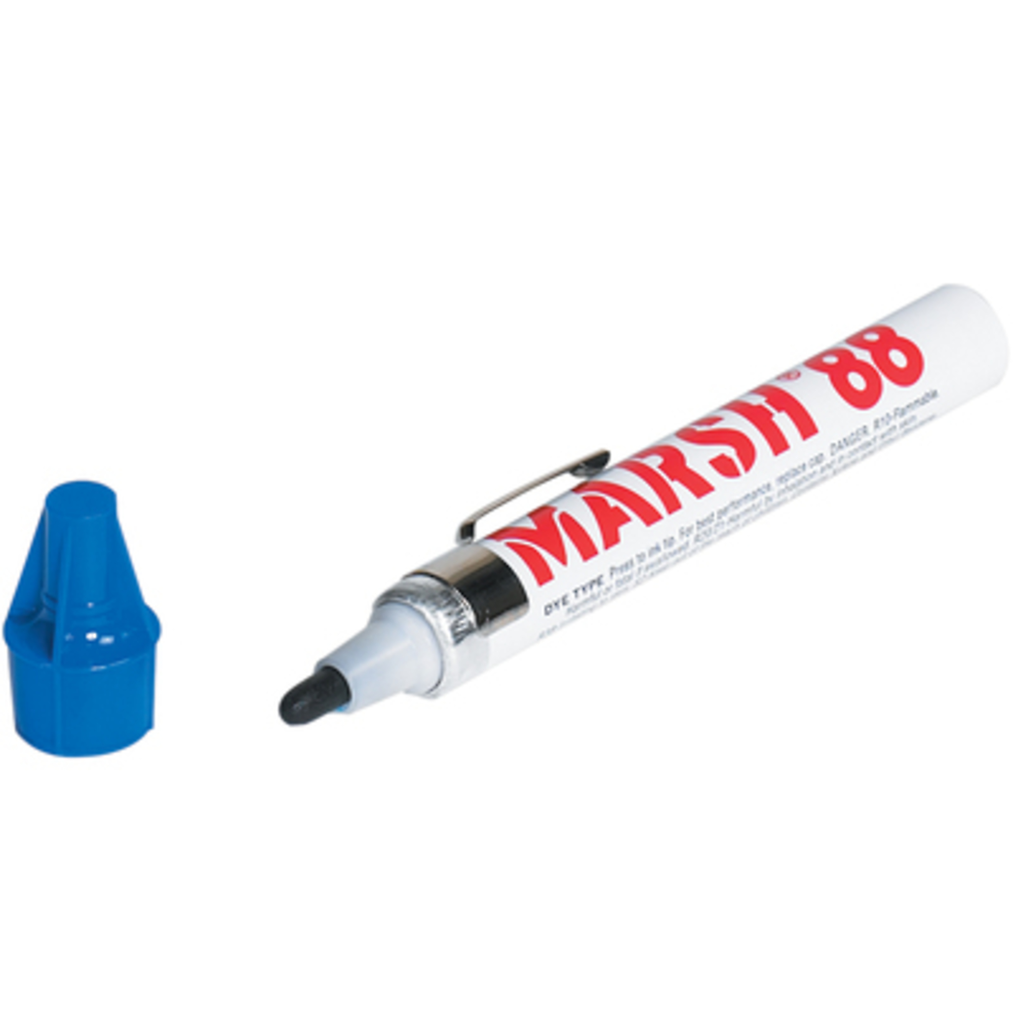Blue Marsh Valve Markers - 88, Bold, Fast-Drying, Waterproof, 12 Pcs, Model# MK101BE